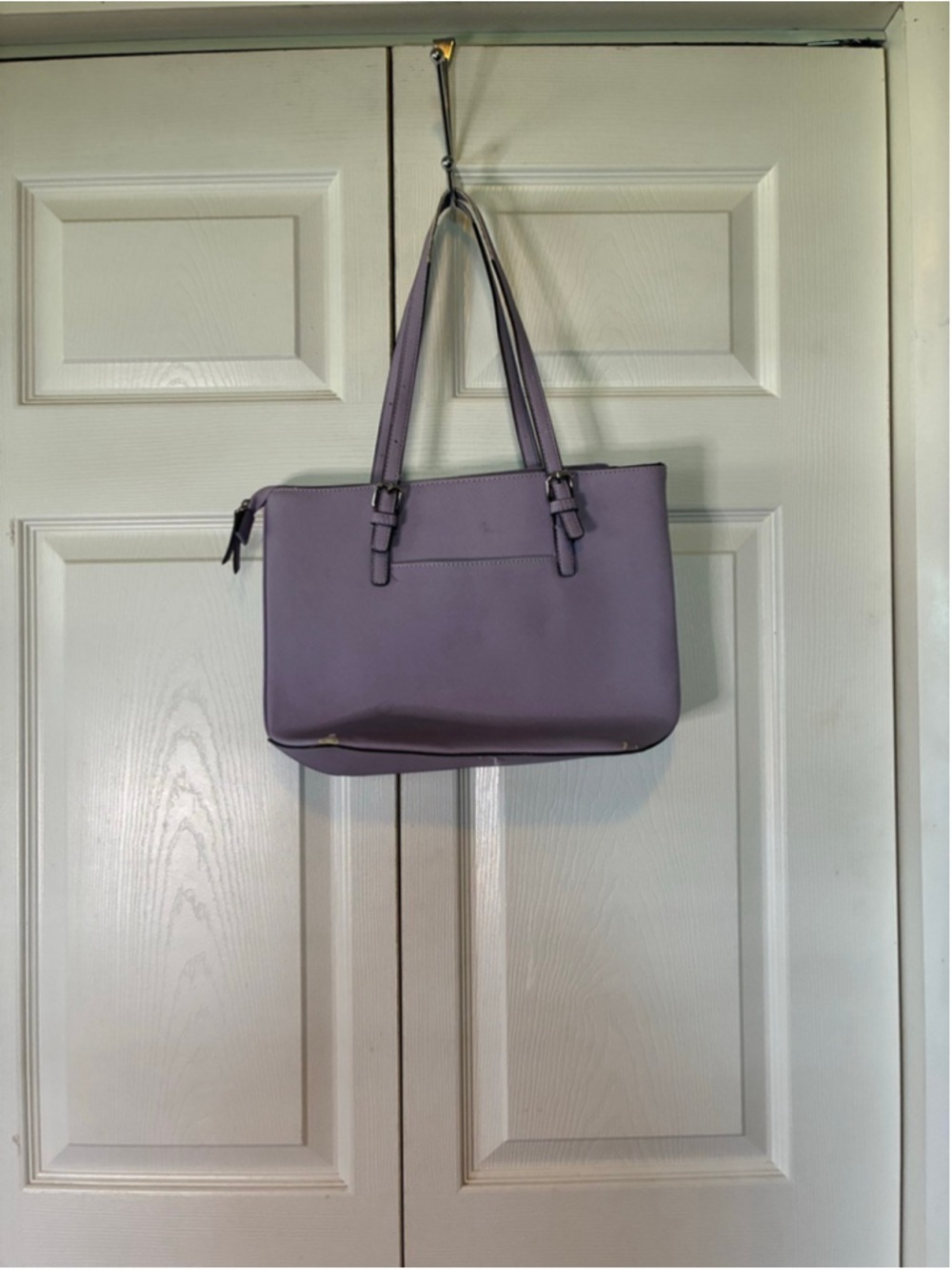 Women's Anne Klein Lavender Tote Bag One Size - Picture 4 of 5